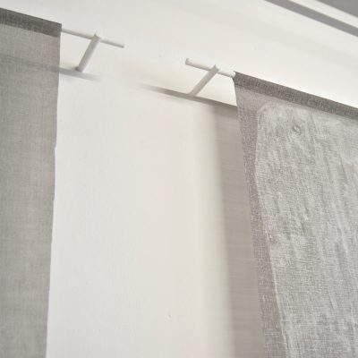 Untitled (Soap Drawings) (detail) - soap on window blind offcuts